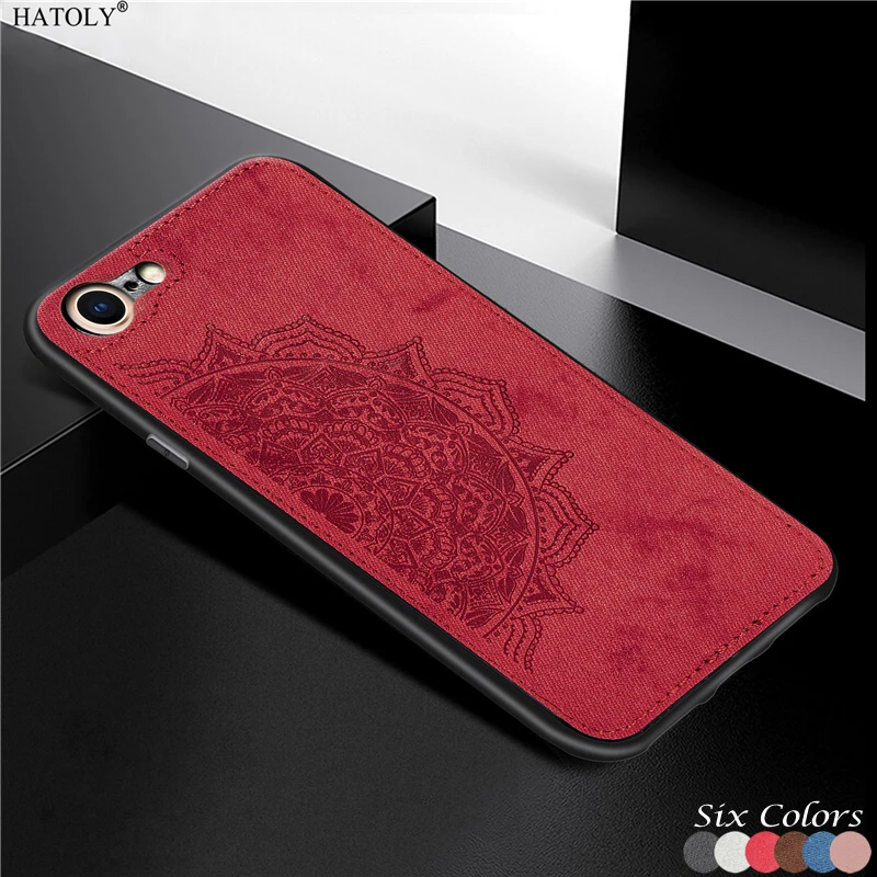 Case For Apple iPhone 7 Cover For Apple iPhone X XR XS Max 6 7 8 Plus TPU Frame Cloth Fabric Phone Cover Case for Apple iPhone 7 Case For Apple iPhone 7 Cover For Apple iPhone X XR XS Max 6 7 8 Plus TPU Frame Cloth Fabric Phone Cover Case for Apple iPhone 7