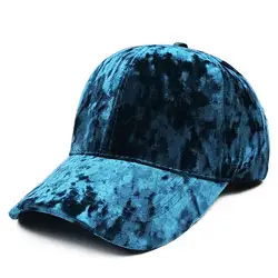 Винтажные из искусственного бархата бейсболка мужчин женщина Snapback Шляпа Регулируемый размер 56-59 см окружность головы, доры серый и т. д