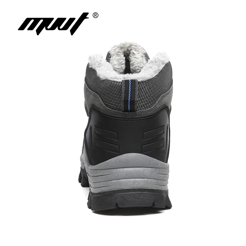 Очень теплые мужские треккинговые ботинки водонепроницаемые мужские зимние ботинки уличная походная обувь мужские кроссовки профессиональная альпинистская обувь