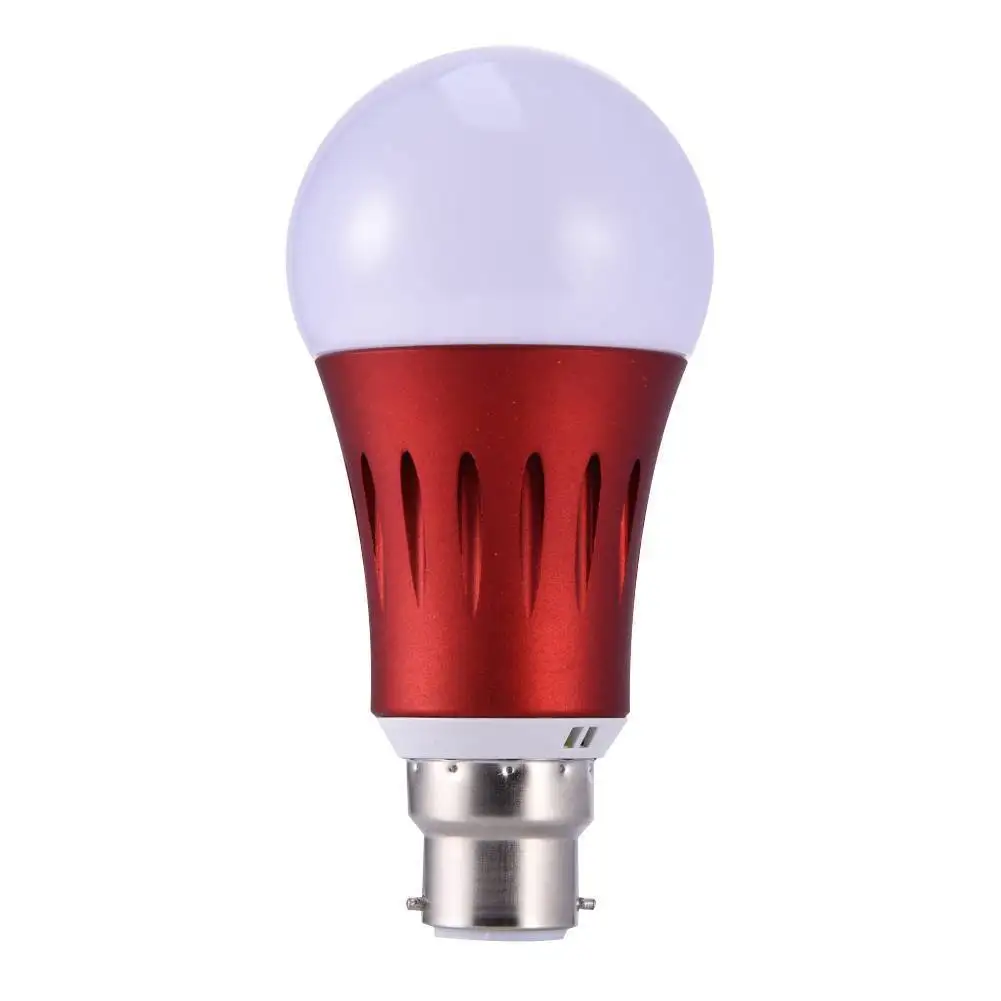 E27/B22/E14 Smart светодиодная лампа WiFi лампочки 7 Вт затемнения работает с Alexa Google дома, приложение удаленного Управление челнока - Испускаемый цвет: Red B22