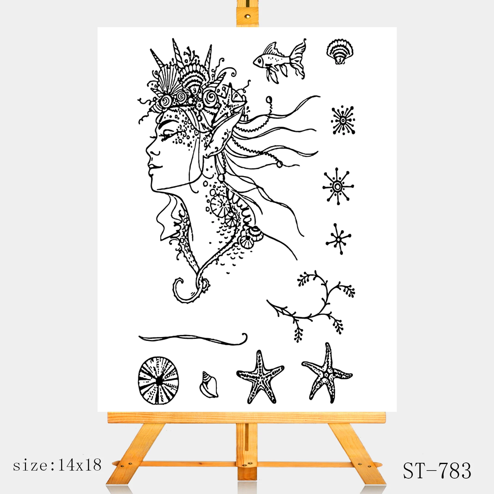 

Zhuoang New ST-783/Beautiful Style Design/Transparent Seal/Silicone Seal DIY Scrapbook Album/Card