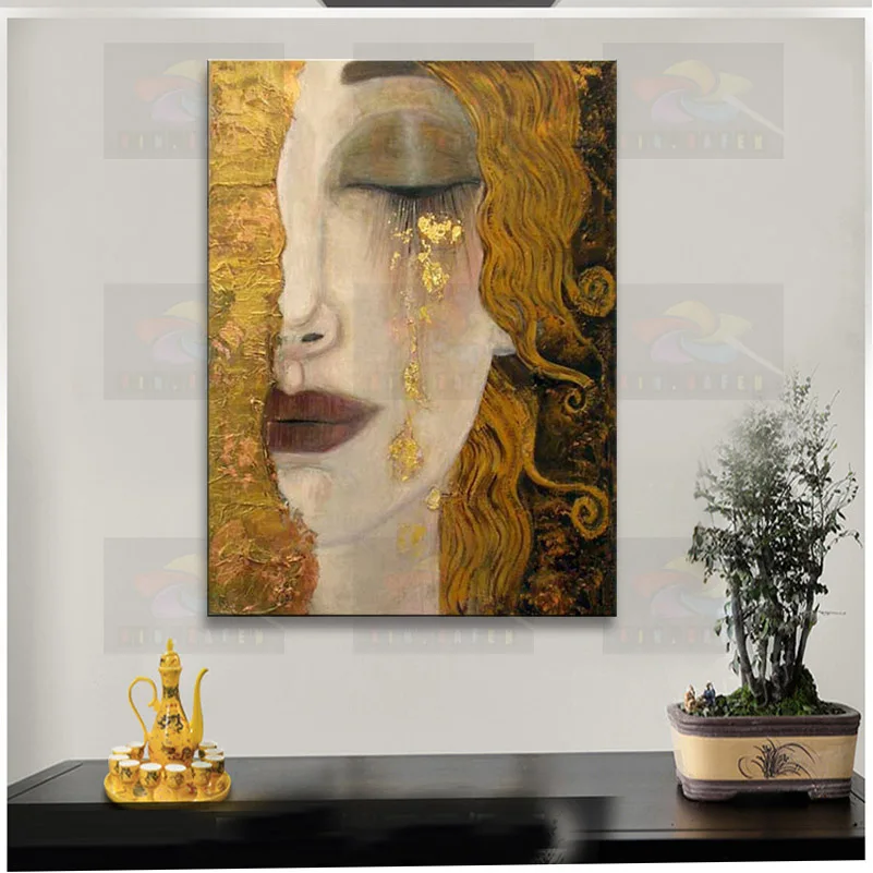1pieces high-definition print Gustav Klim's mural canvas oil painting poster and wall art living room picture  GSTF-1 (4)