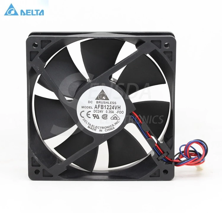 Для delta afb1224vh DC24v 12025 120 мм 12 см 0.35A серверный инвертор осевой вентилятор Радиатор