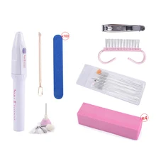 NAILWIND 7 шт. маникюрные инструменты для дизайна ногтей набор пилок для ногтей кутикула ноготь кисть Профессиональные гелевые инструменты персональное салонное использование