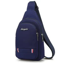 Для мужчин сумка маленький сотовый телефон клапаном Повседневное нейлоновая сумка на груди Слинг Обновления Для мужчин s сумки груди Для мужчин Crossbody курьерские сумки
