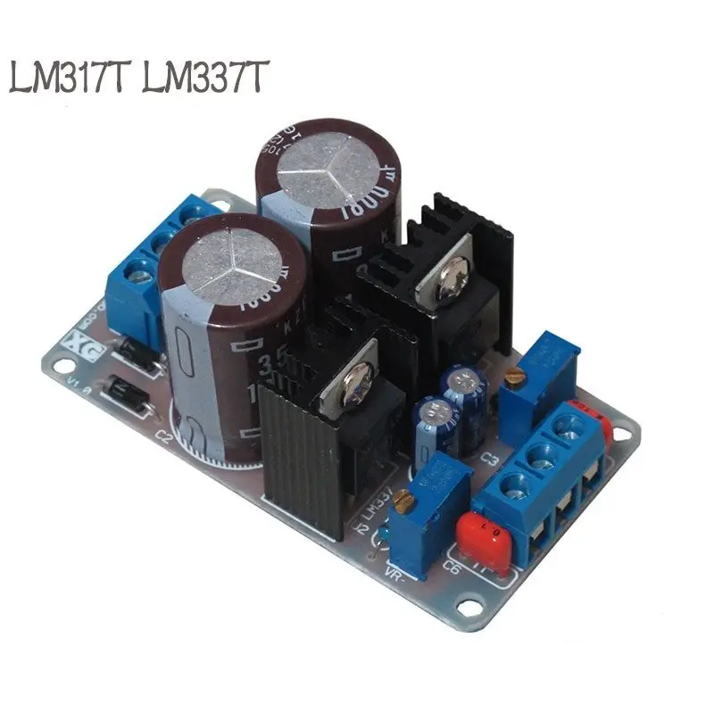 LM317T LM337T плюс или минус двойная мощность Регулируемое напряжение Линейный источник питания