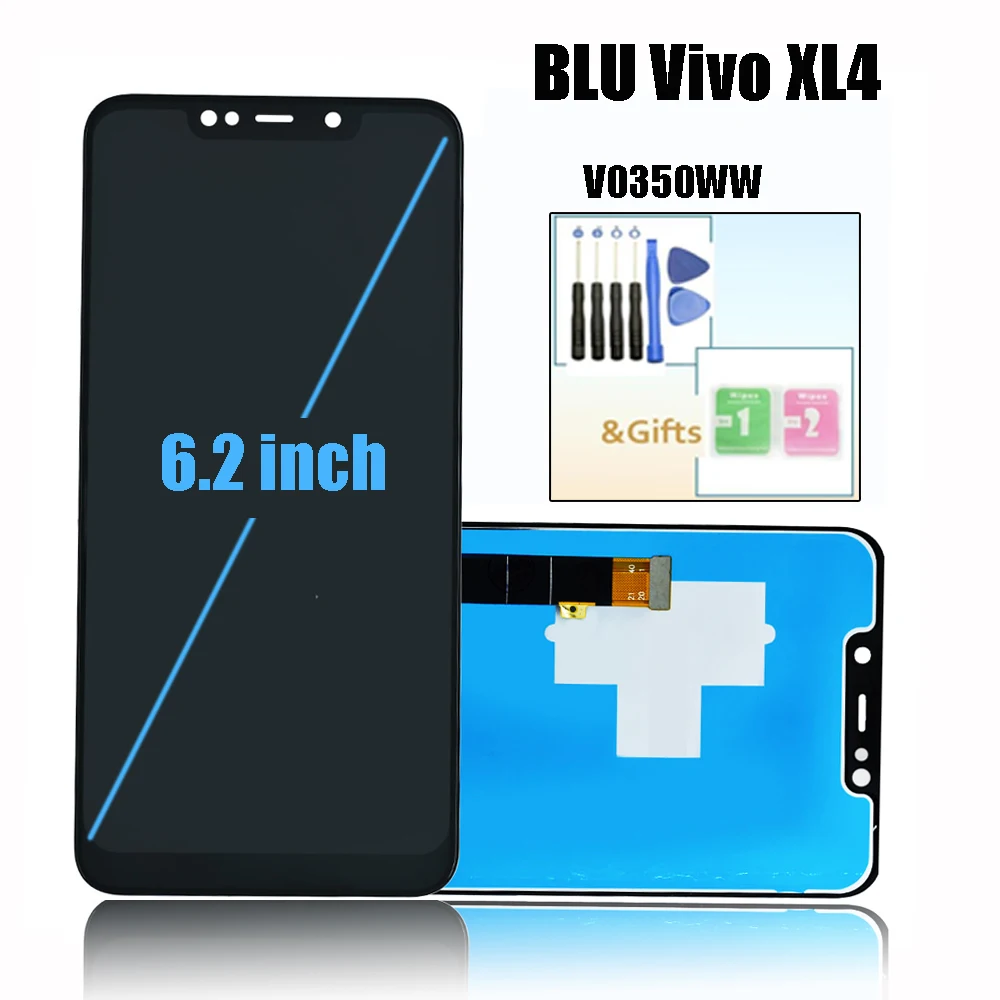 ЖК-дисплей 6 2 дюймов blu vivo xl 4 V0350WW сенсорный экран дигитайзер панель сенсорное