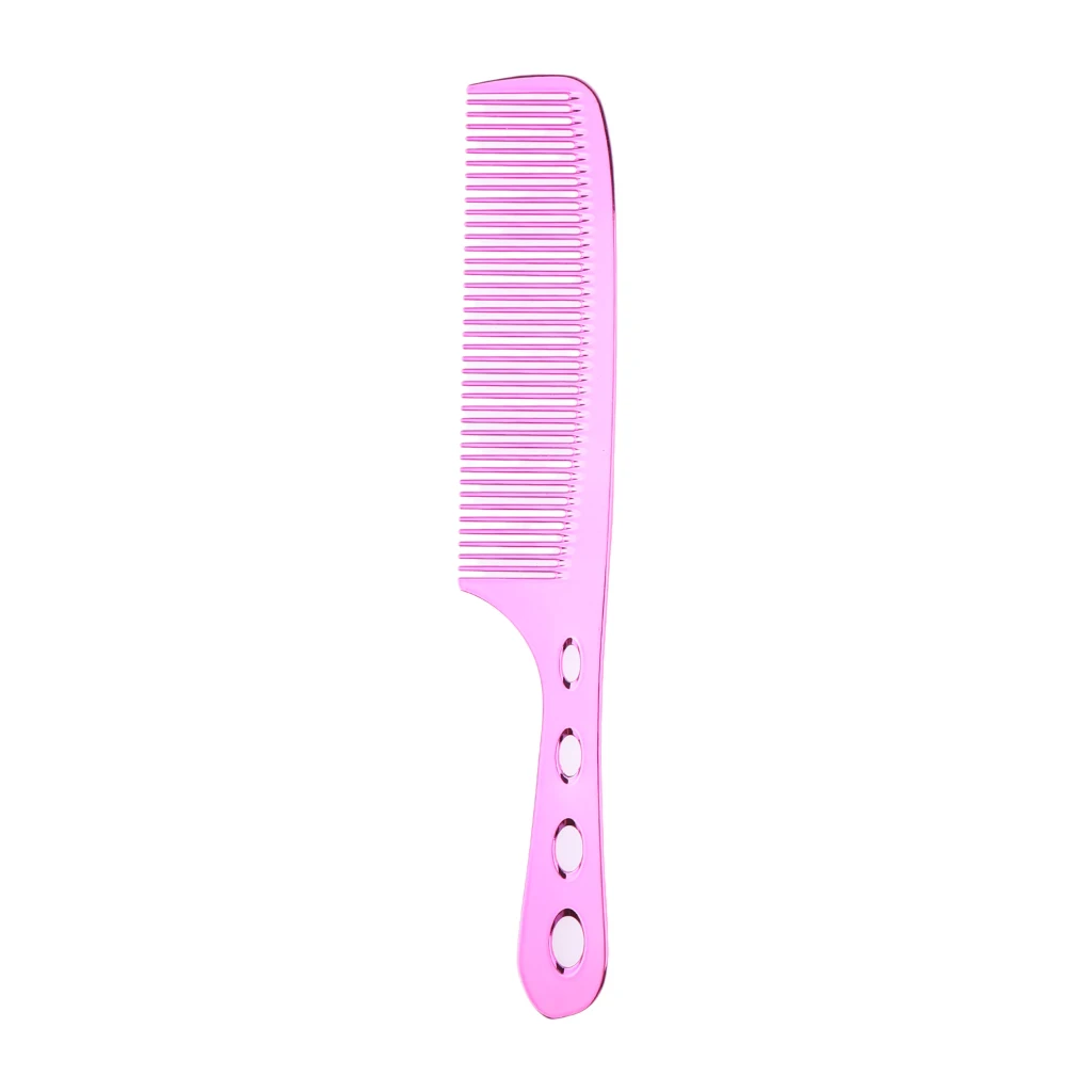 Space Aluminum Antistatic Haircutting Styling Barber Comb For Women Heat & Corrosion Resistant Professional