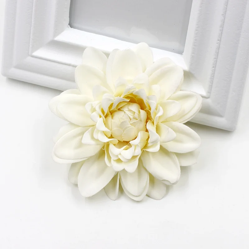 2 шт. искусственный цветок из шелка dahlia Маргаритка для свадьбы украшения для дома на Рождество DIY ВЕНОК цветок стены скрапбук подарочная коробка