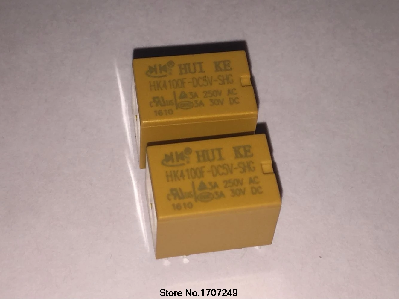 Бесплатная доставка 100% новое оригинальное реле 10 шт./лот HUIKE HK4100F DC5V SHG 6PIN 3A 250VAC