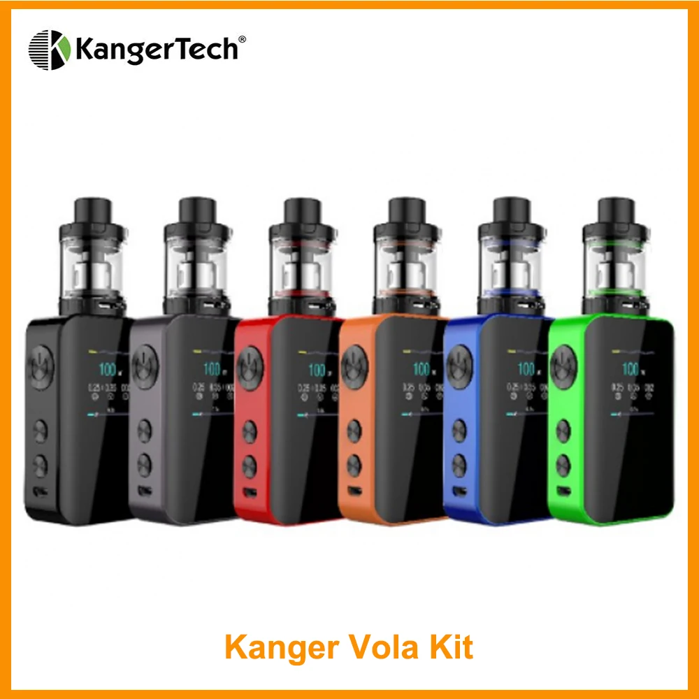 

In Stock Original Kanger Vola Kit Output 100W Built-in 2000mAh With 4ML Vola Tank VW/Ni/Ti/SS/TCR Mode E-Cigarette