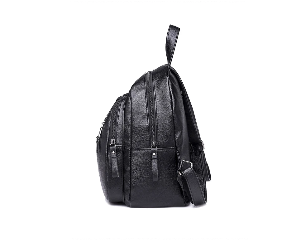 AIREEBAY/маленькие женские рюкзаки в японском и корейском стиле; женские школьные сумки для девочек-подростков; женские рюкзаки из искусственной кожи черного цвета
