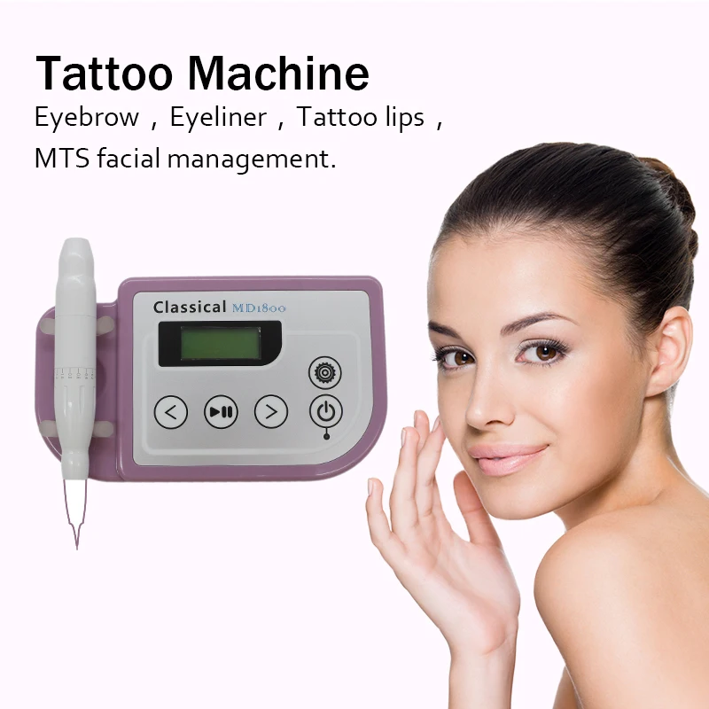 

MD1800 Permanent Makeup Makeup Tattoo Machine Kits Use for Eyebrow Lips Rotary Swiss Motor Tattoo Machine