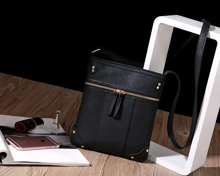 MJ Women Messenger Bags Casual PU Leather Crossbody Bag Brand Design Lady's Over-the-Shoulder Bucket Bag Solid Bolsa Feminina (18)