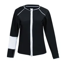 Плюс размер купальный костюм топы женские с длинным рукавом рашгарды для серфинга Танкини Топ цельный купальник Женские Подводные Гидрокостюмы купальный костюм