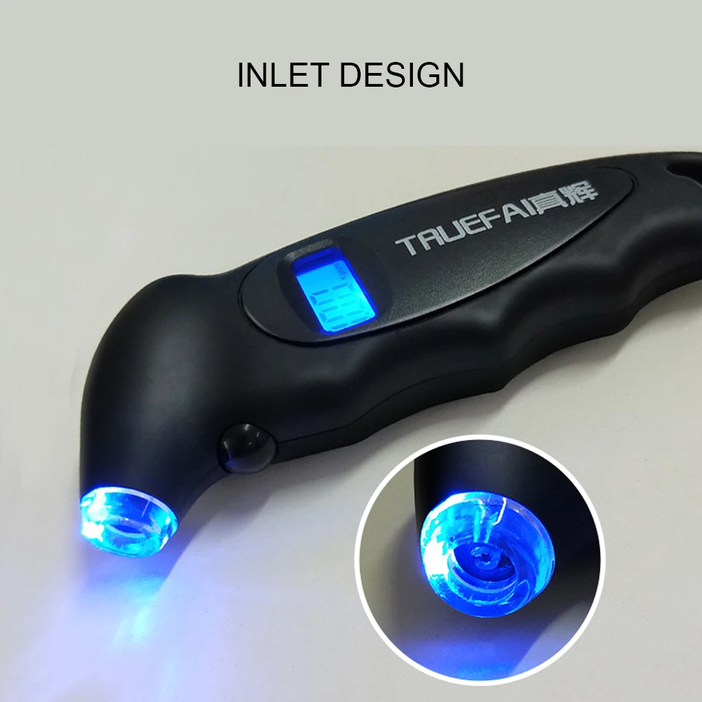 Digital Car Tyre Air Pressure Gauge LCD Display Truck Motorcycle Bike Manometer Barometers Tester