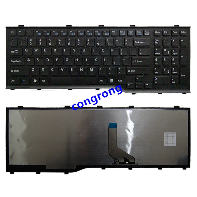 US Laptop Keyboard For FUJITSU Lifebook AH532 A532 N532 NH532 PN:MP-11L63US-D85 Notebook Replacement english keyboard | Компьютеры и