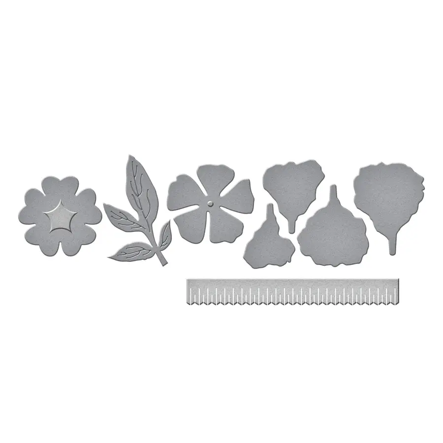 HamyHo изготовление фото скрапбук Декор поставки 3D слоистый цветок дизайн металлические Вырубные штампы для DIY Поздравительная открытка тиснение