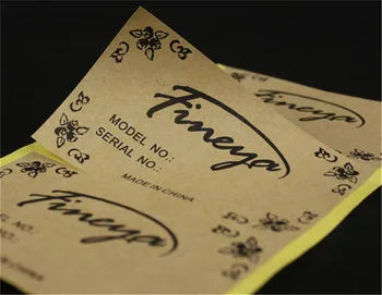 

1000pcs Customized Kraft Paper Bottle/Jars/Tins Stickers Labels Wedding/Party/Festival Kraft Paper Packaging Labels