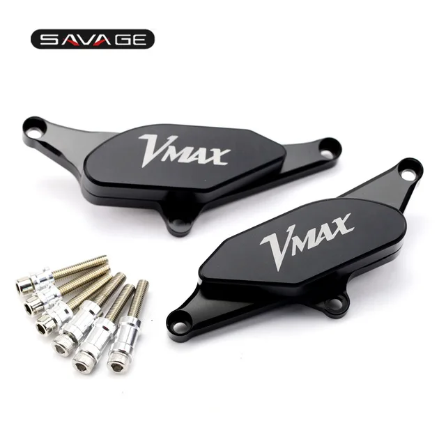 

For YAMAHA V-MAX 1700 2009-2016 Motorcycle Accessories Engine Case Guard Cover Frame Slider Crash Protector VMAX logo