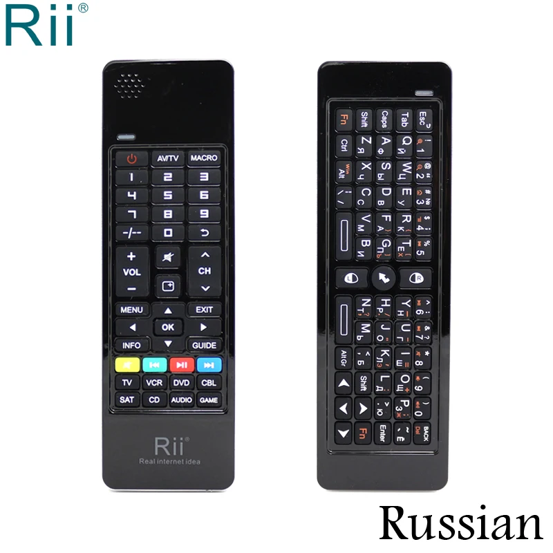 Оригинальный Rii i13 Русская клавиатура 2 4 ГГц мини Беспроводной Клавиатура Fly Мышь
