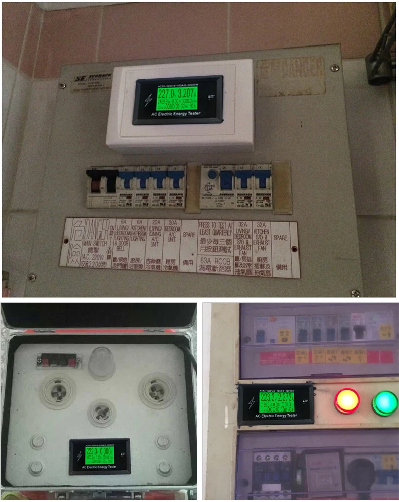 AC50~ 320V 100A 3KKW цифровые измерители напряжения индикатор мощности энергии вольтметр амперметр тока Ампер Вольт ваттметр тестер детектор