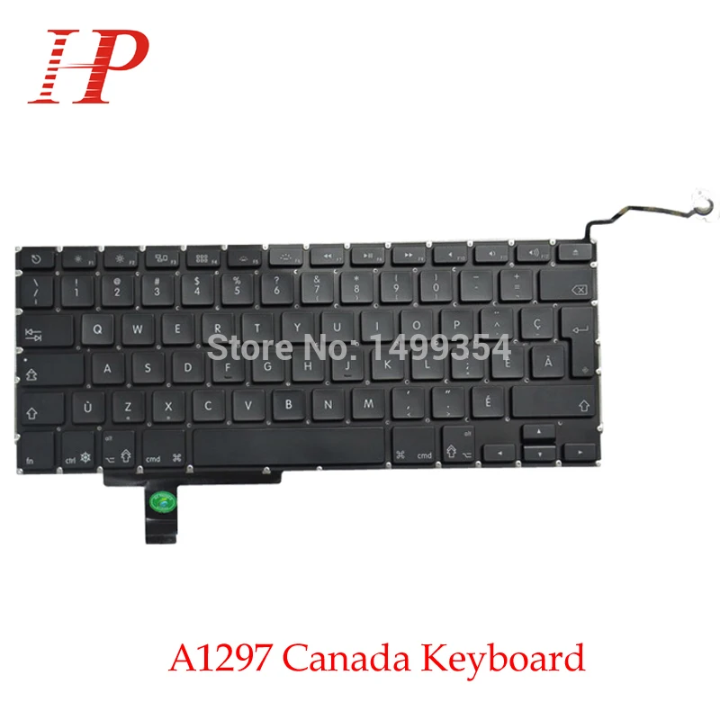 Genuine A1297 Canada Canadian Keyboard With Backlight For Apple Macbook Pro 17'' A1297 Keyboard