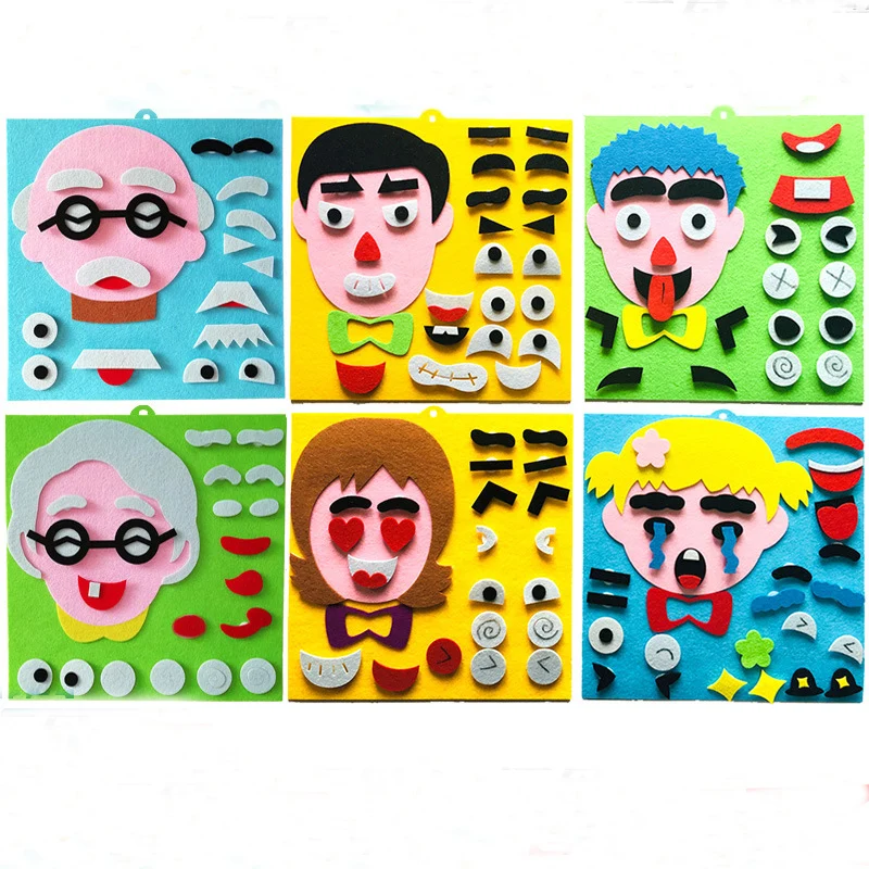 Child Toy DIY Stickers Kindergarten Toy Material Package Children Toys Facial Expressions Montessor - 32980037616 Child Toy DIY Stickers Kindergarten Toy Material Package Children Toys Facial Expressions Montessor - 32980037616