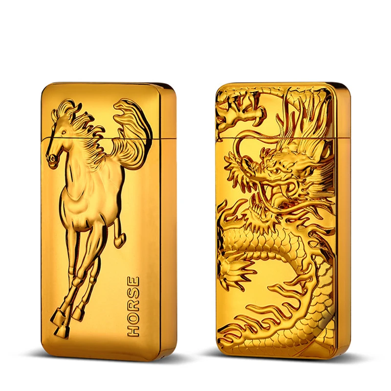 Лазерная Индукционная электрическая зажигалка USB перезаряжаемая импульсная с