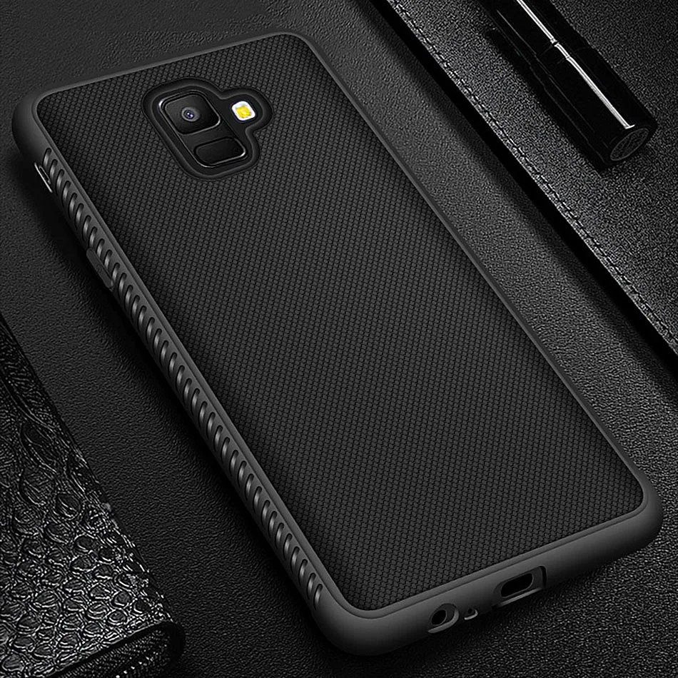 Чехол для Samsung Galaxy J6 2018 J4 J8 силиконовые облегающие Чехлы ТПУ противоскользящая