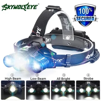 

Head Torch LM1000 2X XPE T6 LED Rechargeable Headlamp Head Light Zoomable Lamp For Outdoor Camping Activities Night Fishing