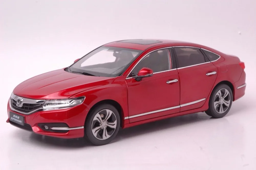 

1:18 Diecast Model for Honda Spirior Accord Europe Red Sedan Alloy Toy Car Miniature Collection Gifts Van
