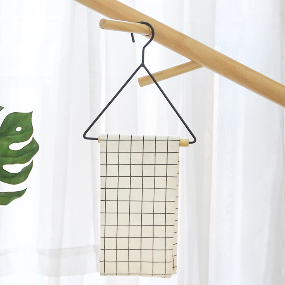 New Nordic style Geometric Design Beech Iron Towel Storage Rack Tissue Holder Hanging Home Organzer Accessories Kitchen Bathroom | Дом и сад