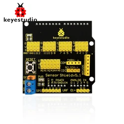 Keyestudio Escudo de Sensor V5, placa de expansión V5 para Arduino