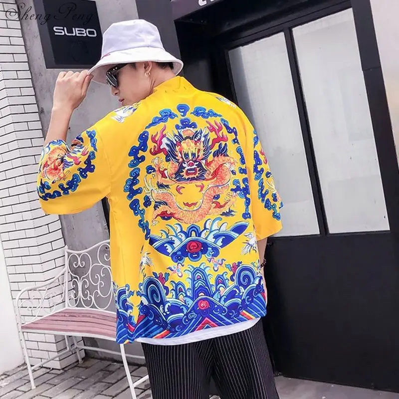 

Traditional japanese mens clothing yukata men traditional japanese kimonos traditional chinese clothing for men V1315