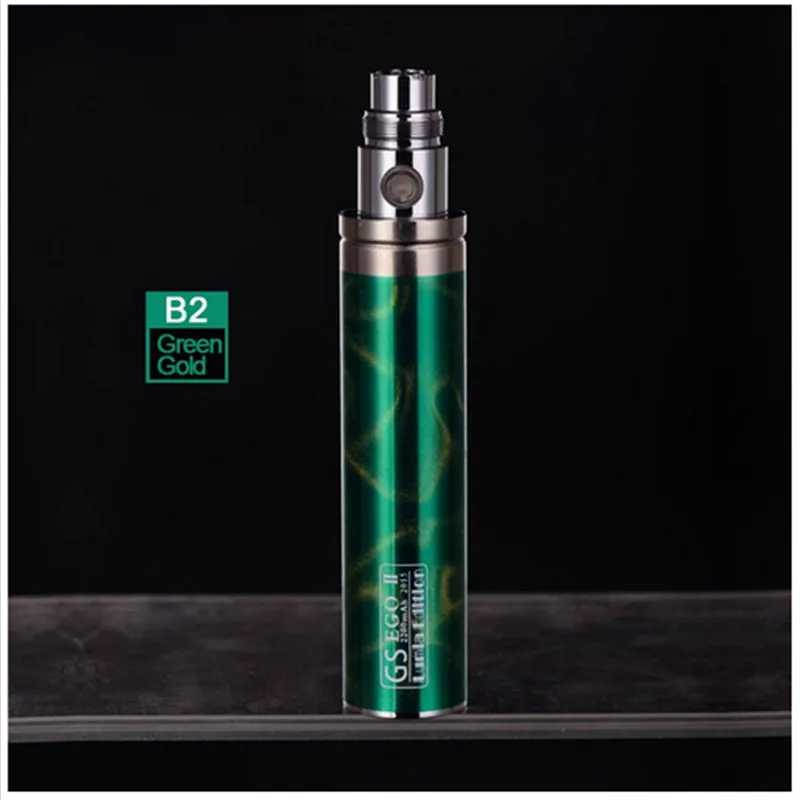 Billig Green GS Ego 2200 mah Batterie 3D Elektronische Zigarette Ego II 2200 mah Riesige Kapazität Ecig Batterien vape batterie