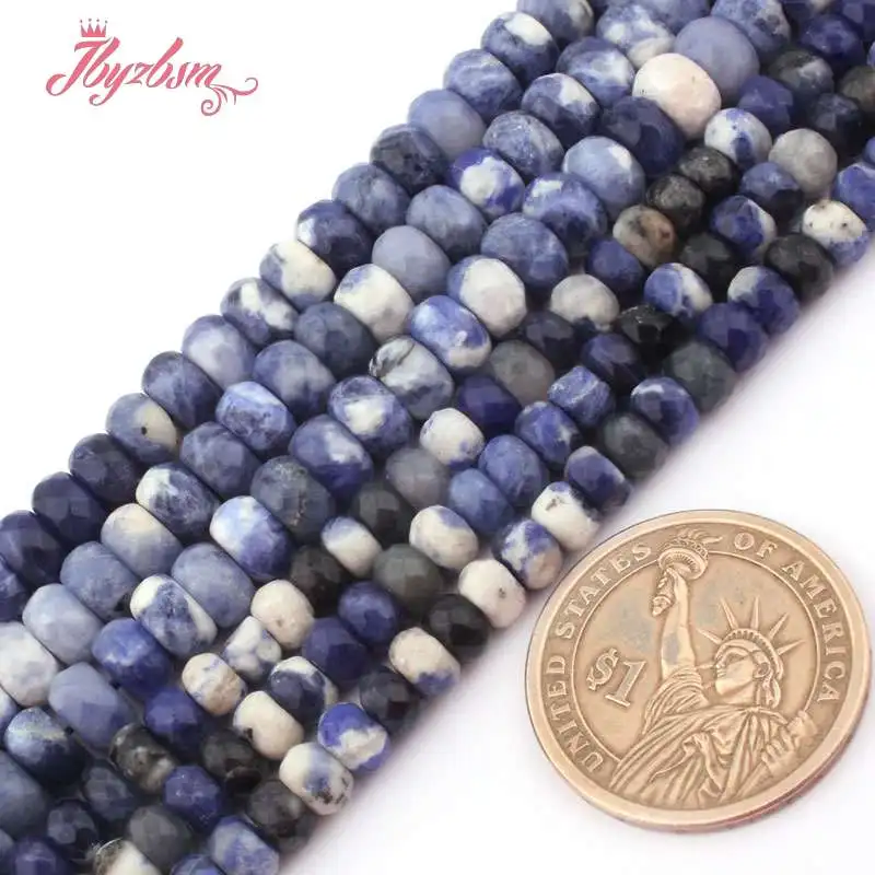 4x8mm Frost Rondelle Heishi Spacer Loose Beads Natural Stone Jewelry Making 15" 4x8mm Frost Rondelle Heishi Spacer Loose Beads Natural Stone Jewelry Making 15"