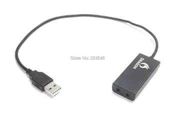 

ORIGINAL/Genuine for DRAGON USB-VS-01 usb audio adapter for Laptop/Notebook/Desktop headphone and microphone connections