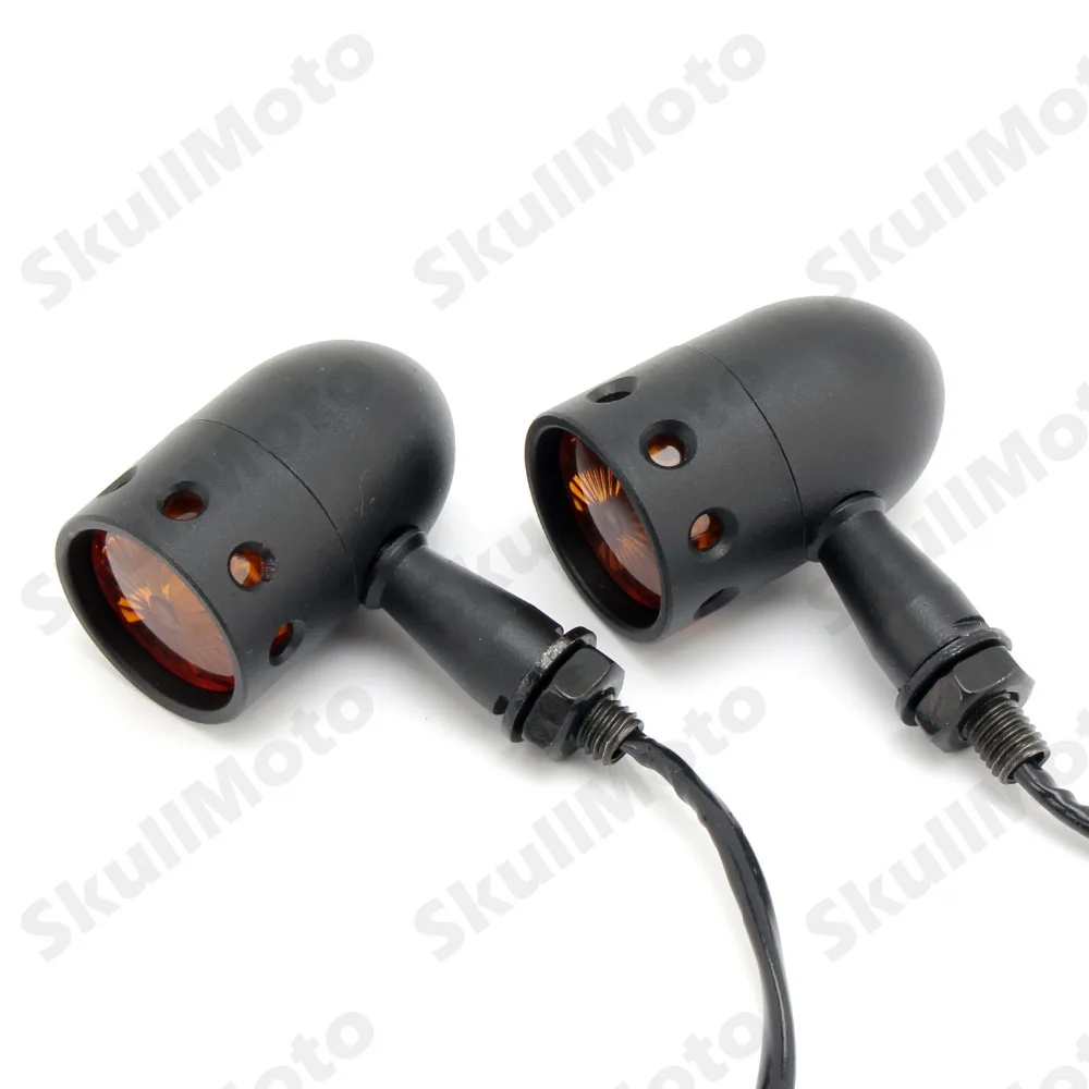 

Universal Motorcycle Turn Signal Light Bulb Amber Brake Lights Indicators for Harley Honda Yamaha Chopper Cafe Racer Custom 10mm