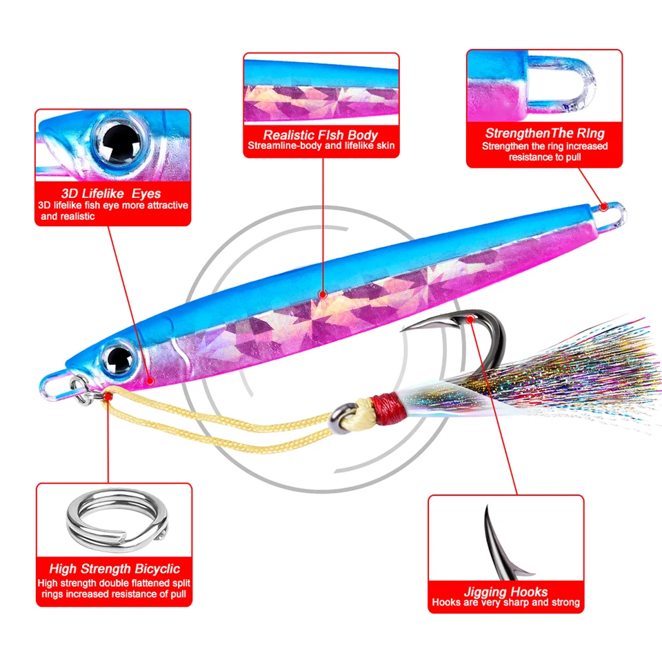 1 шт. Свинцовые Приманки для рыбы 150 г 200 г Свинцовые Приманки 5 цветов рыболовная приманка с крючками литая приманка глубоководная Джиг Рыболовная Снасть