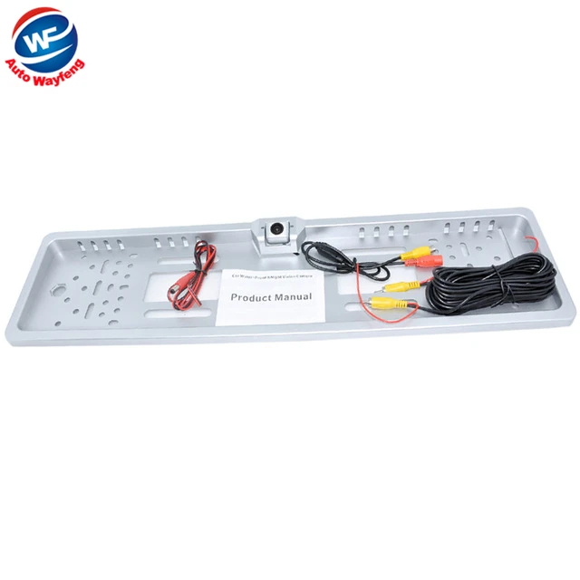 

Car License Plate Frame HD CCD Car Rear View Camera Reverse backup Camera rearview parking System Camera EU European Camera