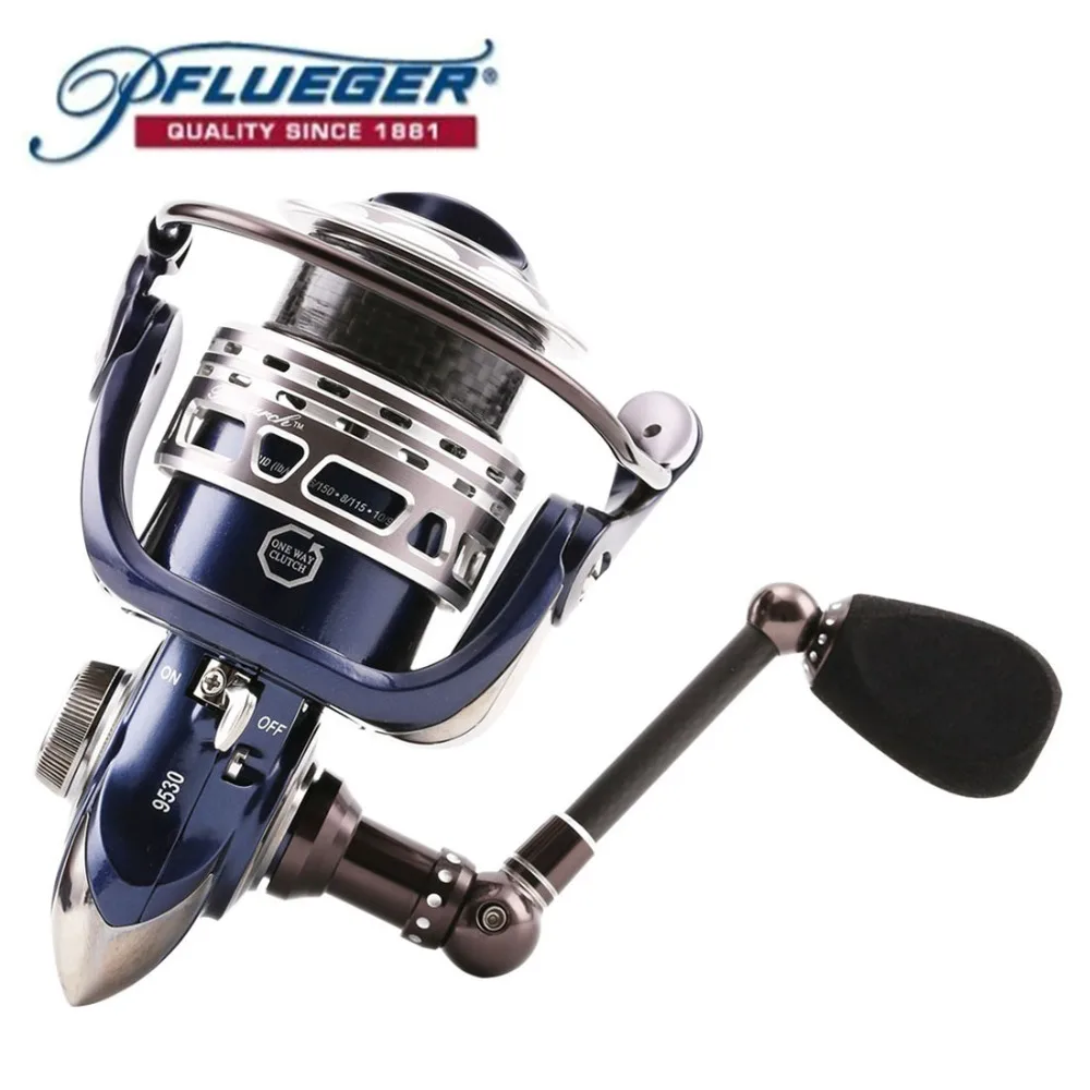 Оригинальная Рыболовная катушка Pflueger PATRIARCH 9525 9530 9535 спиннинговая 9 + 1BB 5 2: 1 для