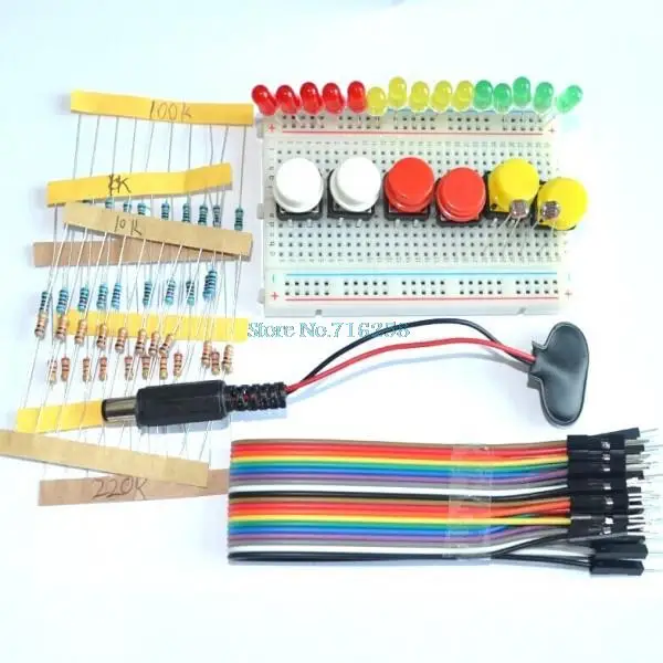 Стартовый набор Uno R3 мини Макет светодиодный Перемычка провода кнопка для arduino Diy Kit школа образование лаборатория