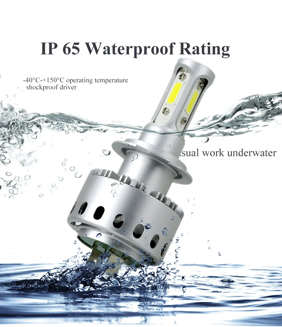 ANMINGPU Headlight Bulbs 6500K COB Led H7 Universal Lamp H7 LED 12000LM 90W 12V 24V Led Automotive Headlamps Auto Lamps Car Bulb (7)