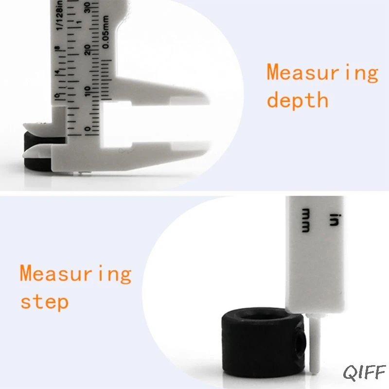 2 шт 0-80 мм двойное правило весы пластиковые штангенциркуль измерение студентов Мини Инструмент Линейка цвет случайным образом