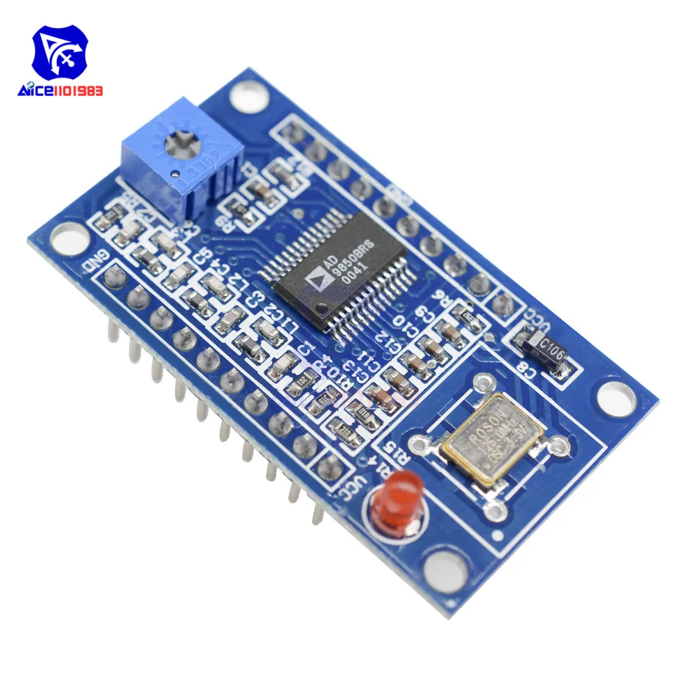 AD9850 модуль DDS генератор сигналов модуль 0-40 МГц тестовое оборудование 2 синусоидальных волны 2 квадратных Волны выход для Arduino
