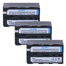3 шт. 7,2 В 5200 мАч NP-F750 NP-F770 NP F750 NP F770 литий-ионный Батарея для sony ccd-tr917 ccd-tr940 ccd-trv101 ccd-trv215 ccd-trv25