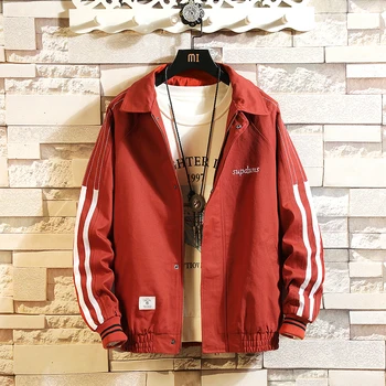 

2019 Spring and Autumn Casual Jacket Aviator Jacket Comfortable Loose Fashion Men's Jacket Men's Brand Clothing Large Size 5XL