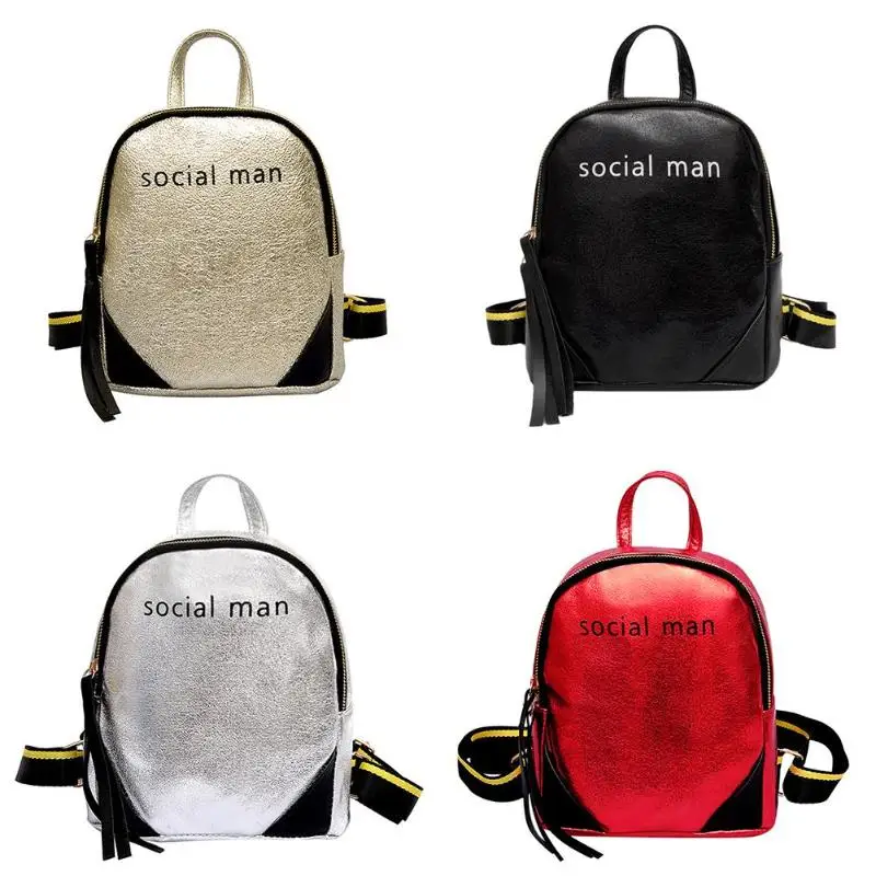 

Casual Women PU Leather Backpack High Quality Youth Students Teenager Girls Mini Female Shoulder School Bagpack mochila