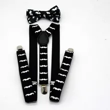 Для женщин бабочка-бабочка Подтяжки комплект дешевые высокое качество Brace галстук для молодых людей с фабрики